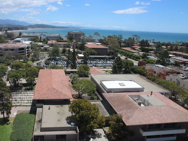 Storke tower view.  Credit: Julie Simpson
